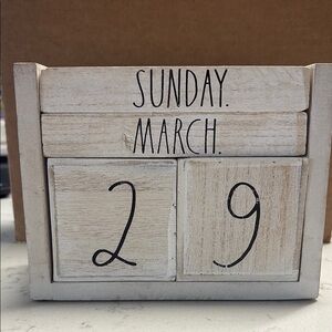 Wooden Perpetual Calendar